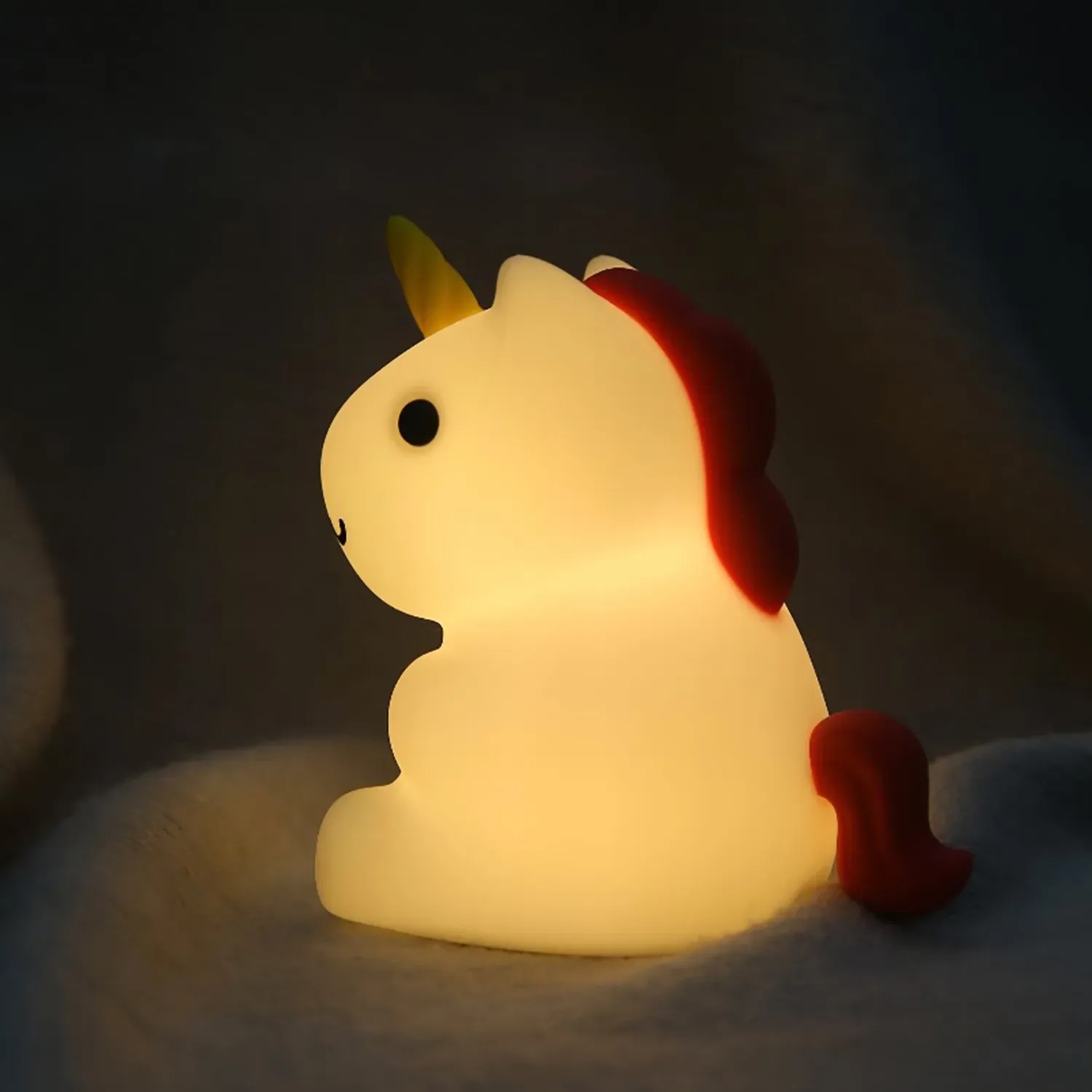 Leuchtendes Einhorn-Nachtlicht „Maggy Magic“ mit Farbwechsel und Timerfunktion.