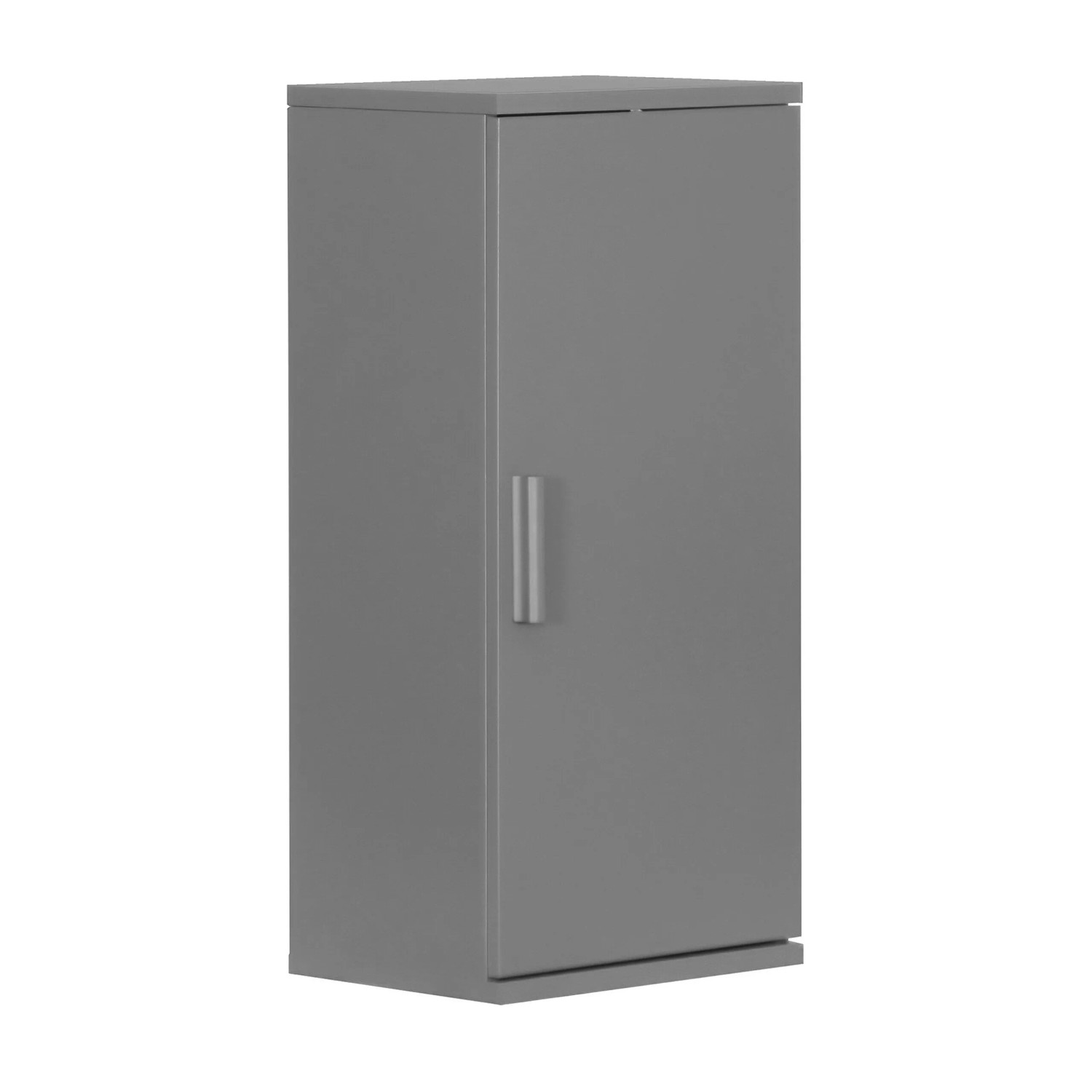 Relaxdays Hängeschrank Bad MDF Grau Höhenverstellbar 62 cm x 30 cm x 21 cm 5,8 kg