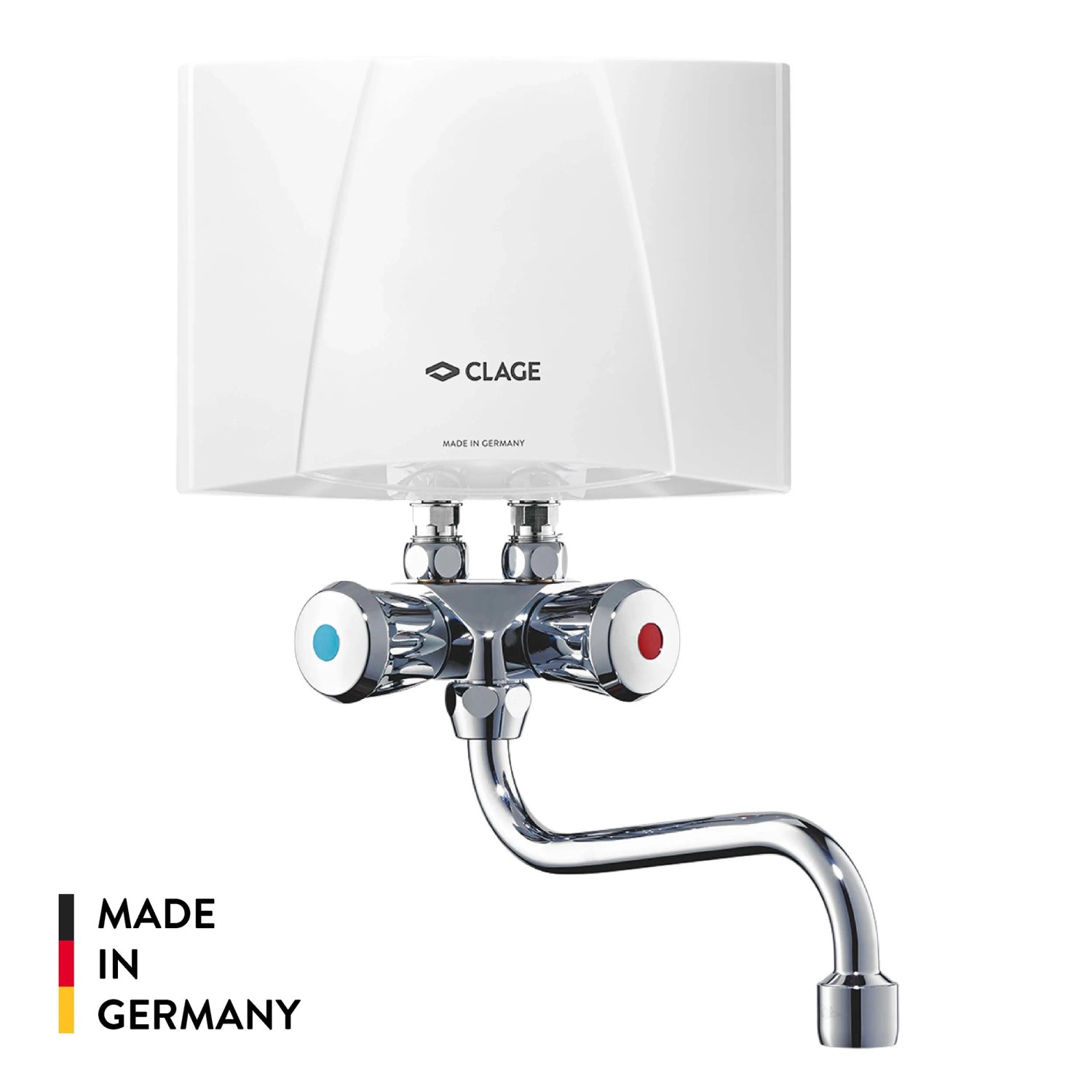 Clage Kleindurchlauferhitzer M3/SMB inkl. Armatur Hydraulisch 3,5 kW