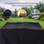 HOMAVO Gartenlounge-Set mit wasserfester Abdeckung bei Regen.