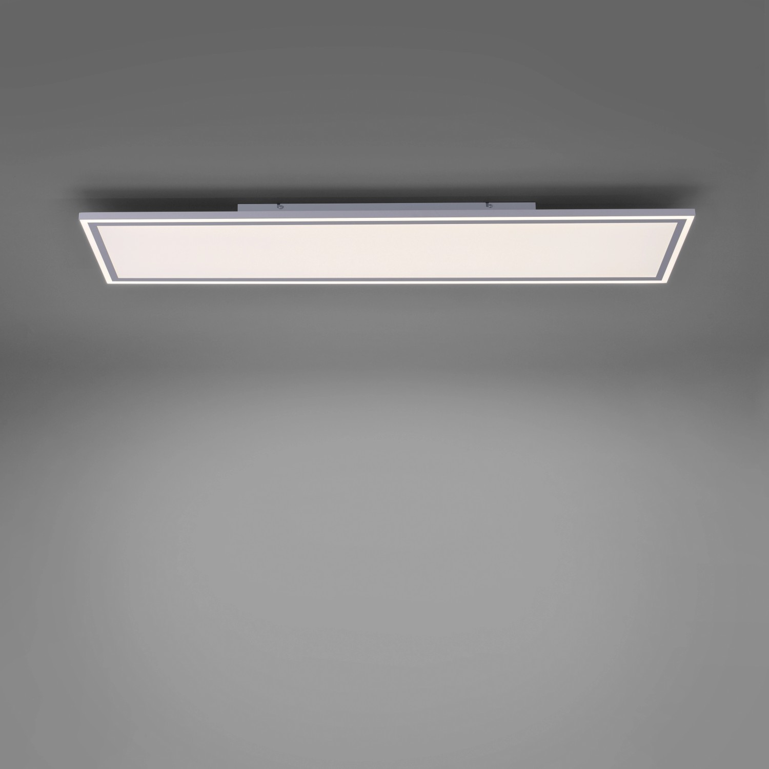 Just Light. LED-Deckenleuchte Edging Weiß 121,4 cm x 31,4 cm