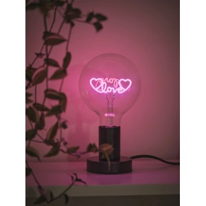 Osram LED-Tischleuchte 1906 Letter Table Love Schwarz E27 1,2 W 40 lm