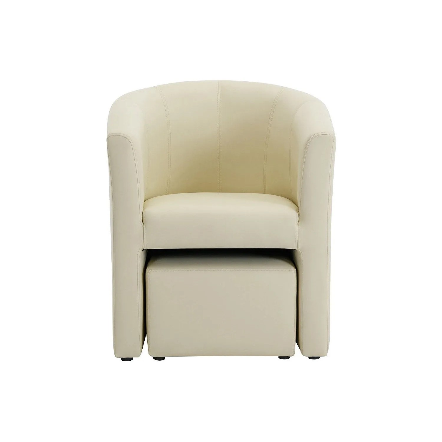 Vente-unique Sessel Mit Gerader Rückenlehne Jovana Beige 65 cm