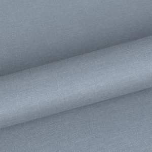 Sanders & Sanders Tapete Leinen-Optik Graublau 53 Cm X 10 M - 640426