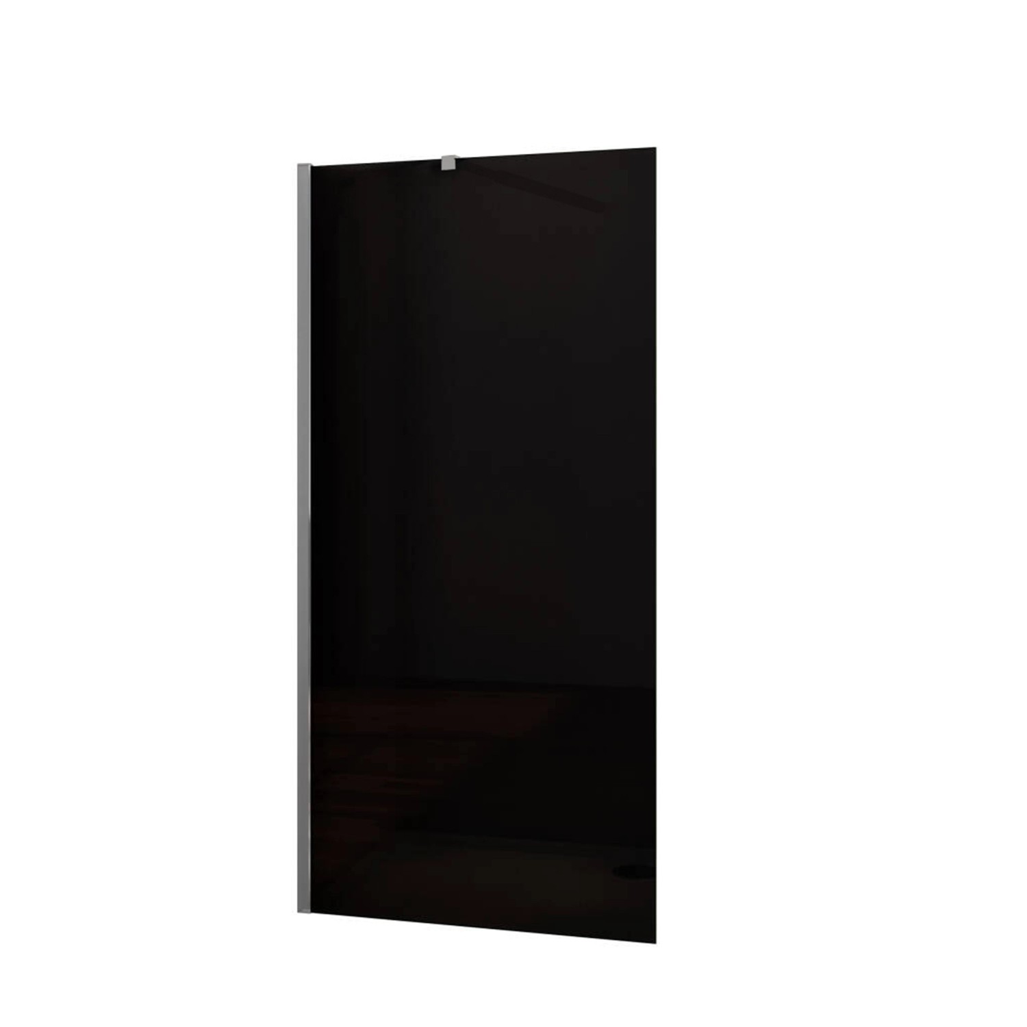 AICA Duschkabine B.90xH.200cm Rauchglas Duschwand Mit 73-120cm Flexiblen St günstig online kaufen