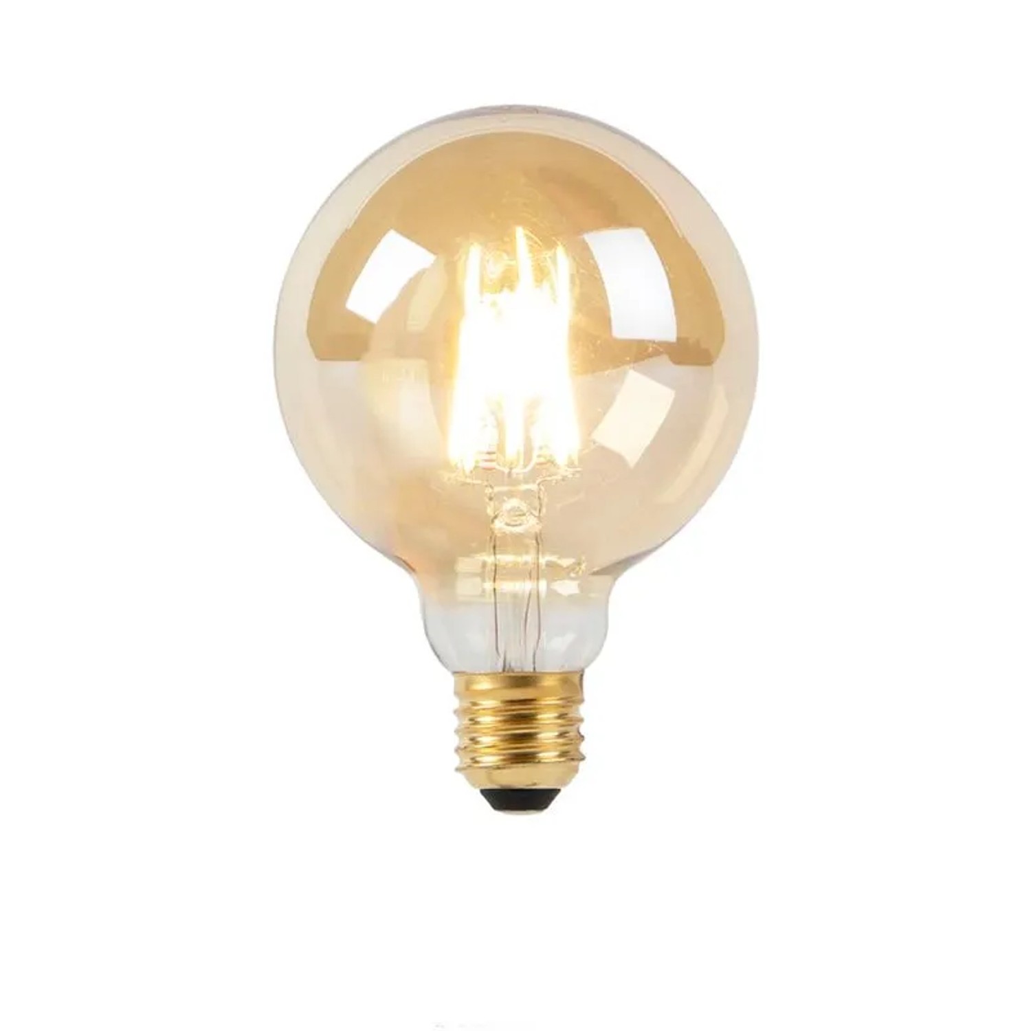 LUEDD E27 Dimm zu Warm LED Lampe G95 Gold 8W 806,m 2000 2700K