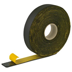 Rolle Goebel Kautschuk-Tapeband, 3mm x 50mm x 15m, selbstklebend für Heizungsinstallation.