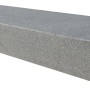 Graue Granit Blockstufe, gesägt und geflammt, 15x35x100 cm. Naturstein für Garten und Außenbereich.