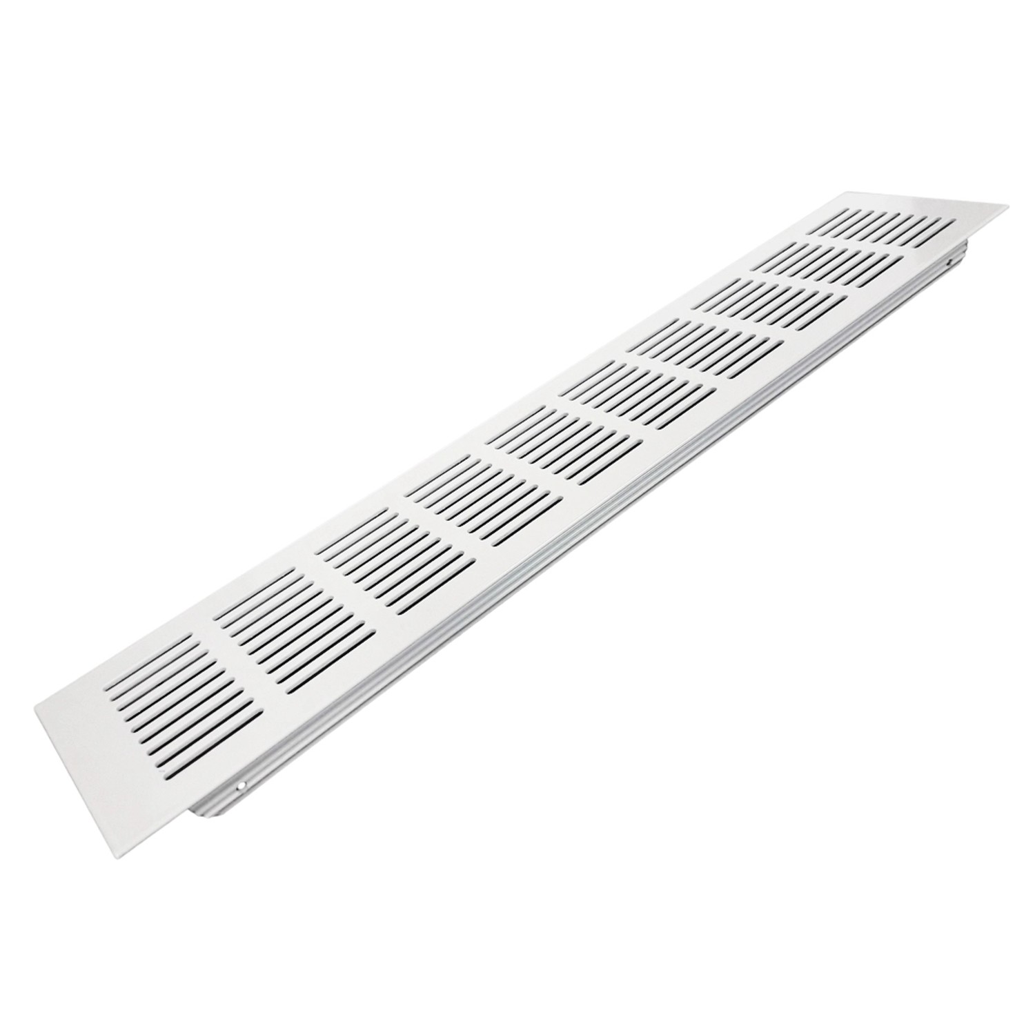 Häusler Lüftungsgitter LG-4008 W Eloxiert Stegblech Alu Weiß 400 x 80 mm günstig online kaufen