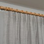 Gardinia Gardinenstangen-Set Shorty Buche, 160 cm, mit Stange, Ringen und Endstücken.
