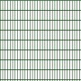 Moosgrüne Doppelstabmatte 8/6/8 mm, 250x163 cm, für Gartenzäune.