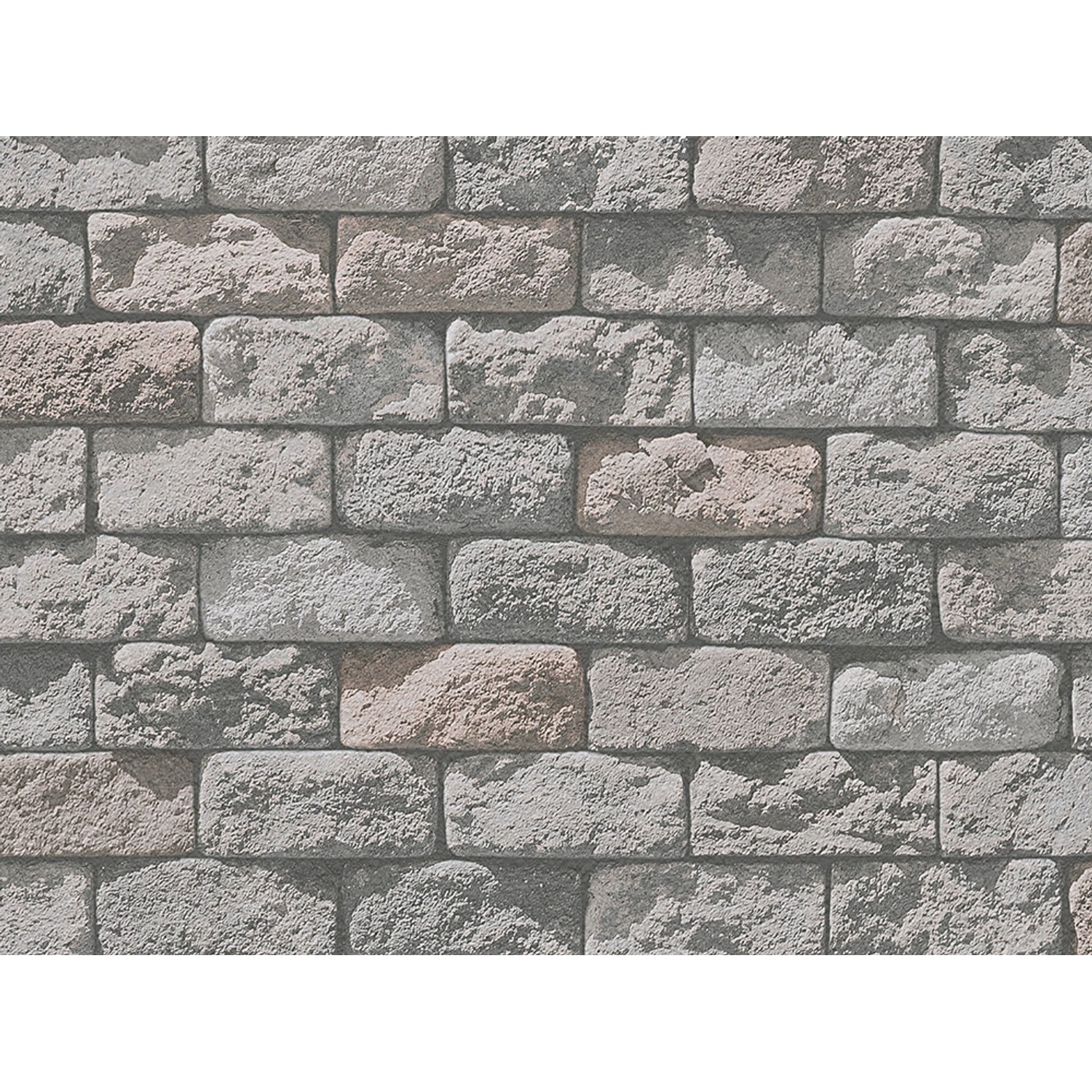A.S. Creation Papiertapete Dekora Natur Steine Grau FSC®