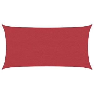 vidaXL Sonnensegel 160 g/m² Rot 3x6 m HDPE 311625