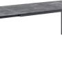 Ausziehbarer, anthrazitfarbener Gartentisch (200 cm) von Best Freizeitmöbel mit Aluminiumgestell.