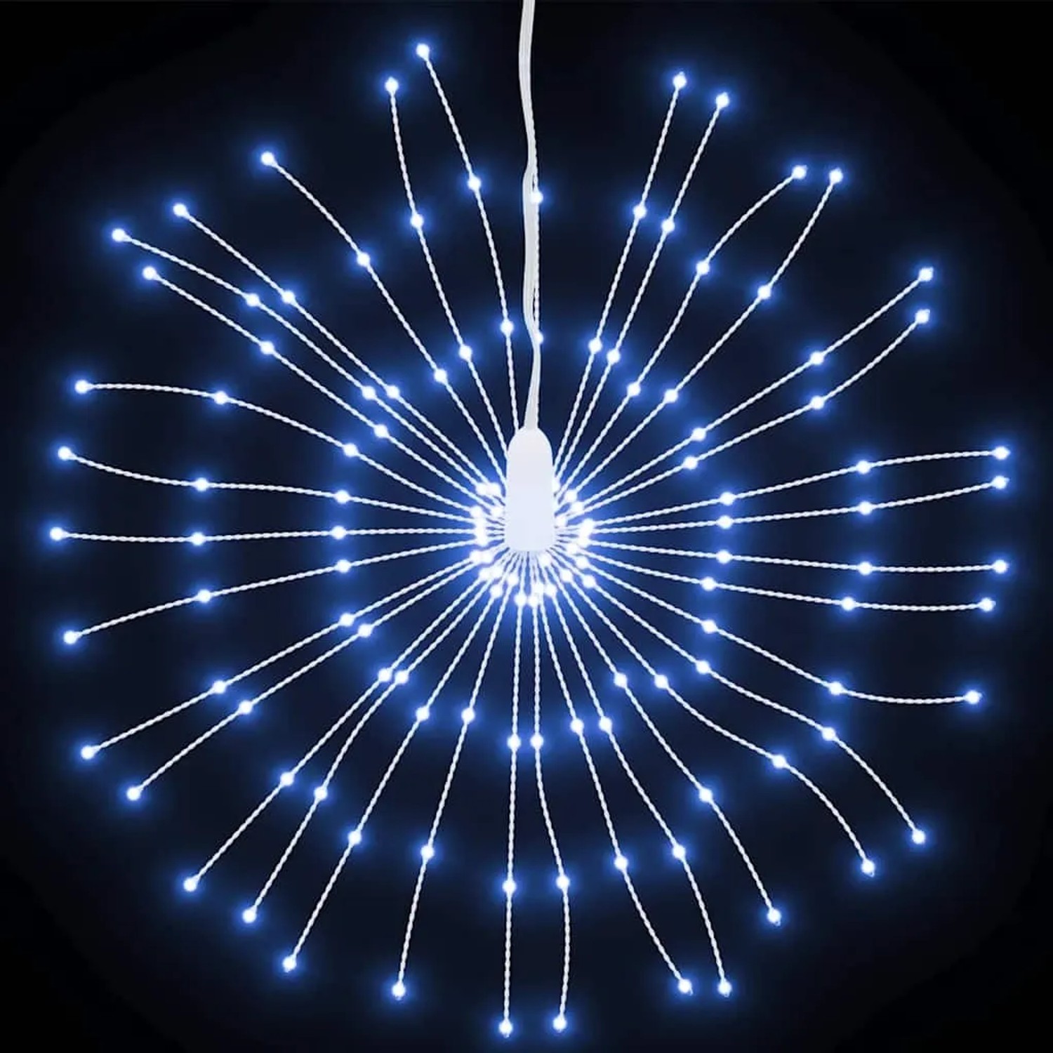 vidaXL Weihnachtsbeleuchtung Feuerwerk 140 LEDs Kaltweiß 17 cm 356221_3