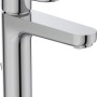 Ideal Standard Cerafine O Waschtischarmatur H120 Chrom mit Zugknopf-Ablaufgarnitur.