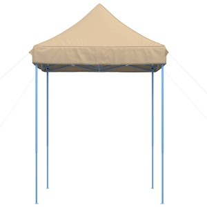 vidaXL Party-Zelt Beige 200 x 200 x 306 cm Oxford-Stoff 42023511