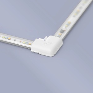 Philips Hue L-Verbindungsstück Flux für LED-Streifen 4 Stück Weiß