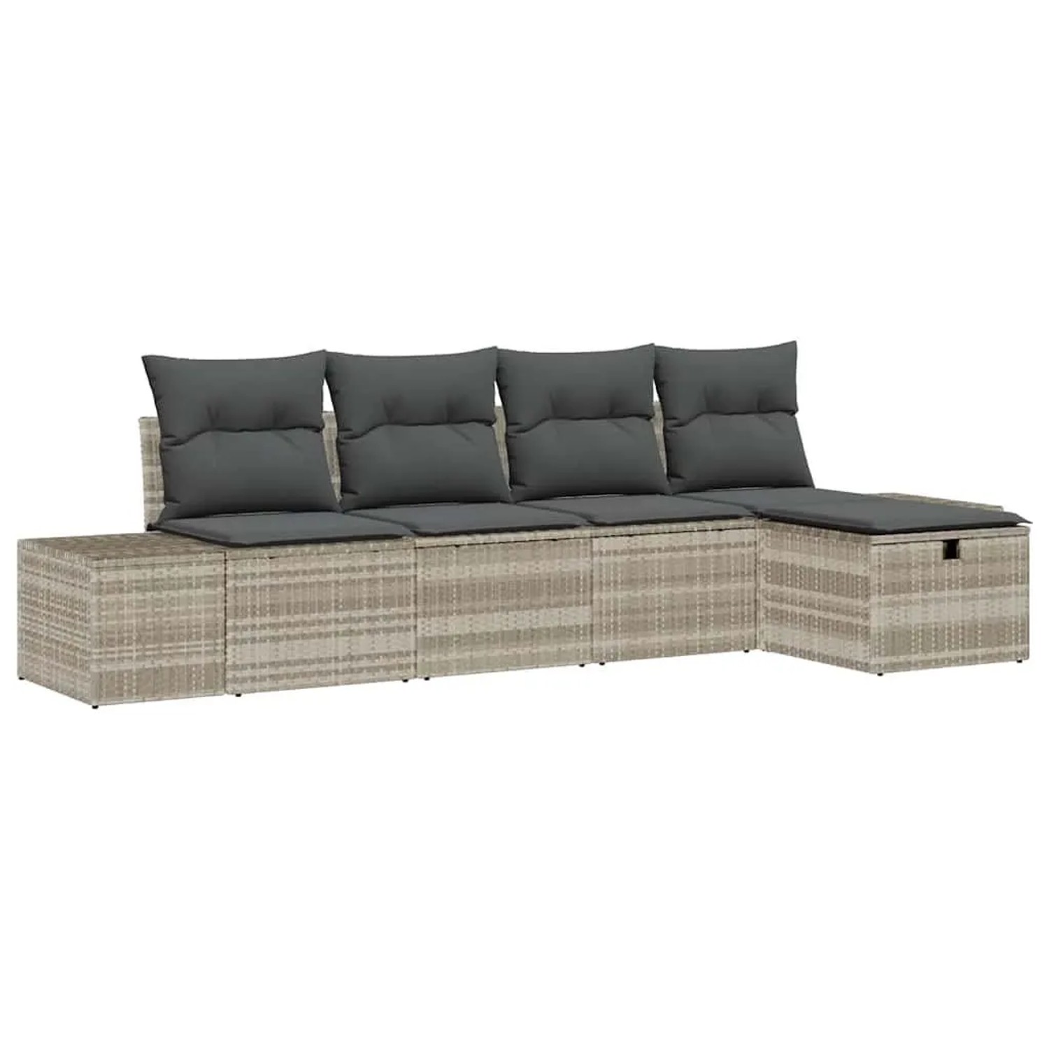 vidaXL Sofa Set mit Kissen 6-Tlg Poly-Rattan 3360693 günstig online kaufen