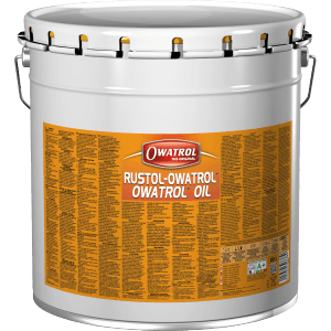 Weißer 20 l Eimer OWATROL OIL Rostschutz Öl Grundierung für Metall, Auto & Kfz.