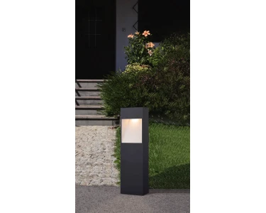 Eglo LED Außen-Sockelleuchte Manfria bei kaufen Anthrazit-Weiß W 10 OBI