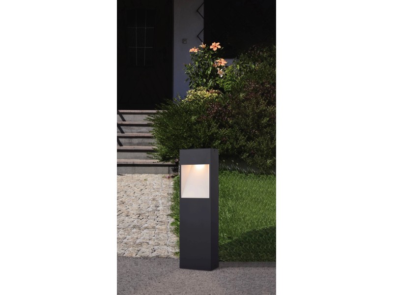 Eglo LED Außen-Sockelleuchte Manfria Anthrazit-Weiß 10 W kaufen bei OBI