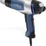 Steinel Heißluftgebläse HL 2020 E, 2200 W, mit LCD-Display. Heißluftgerät in Blau und Silber.