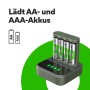 GP Akku-Ladegerät B441 mit 4 AA Akkus 2100 mAh in Ladestation.