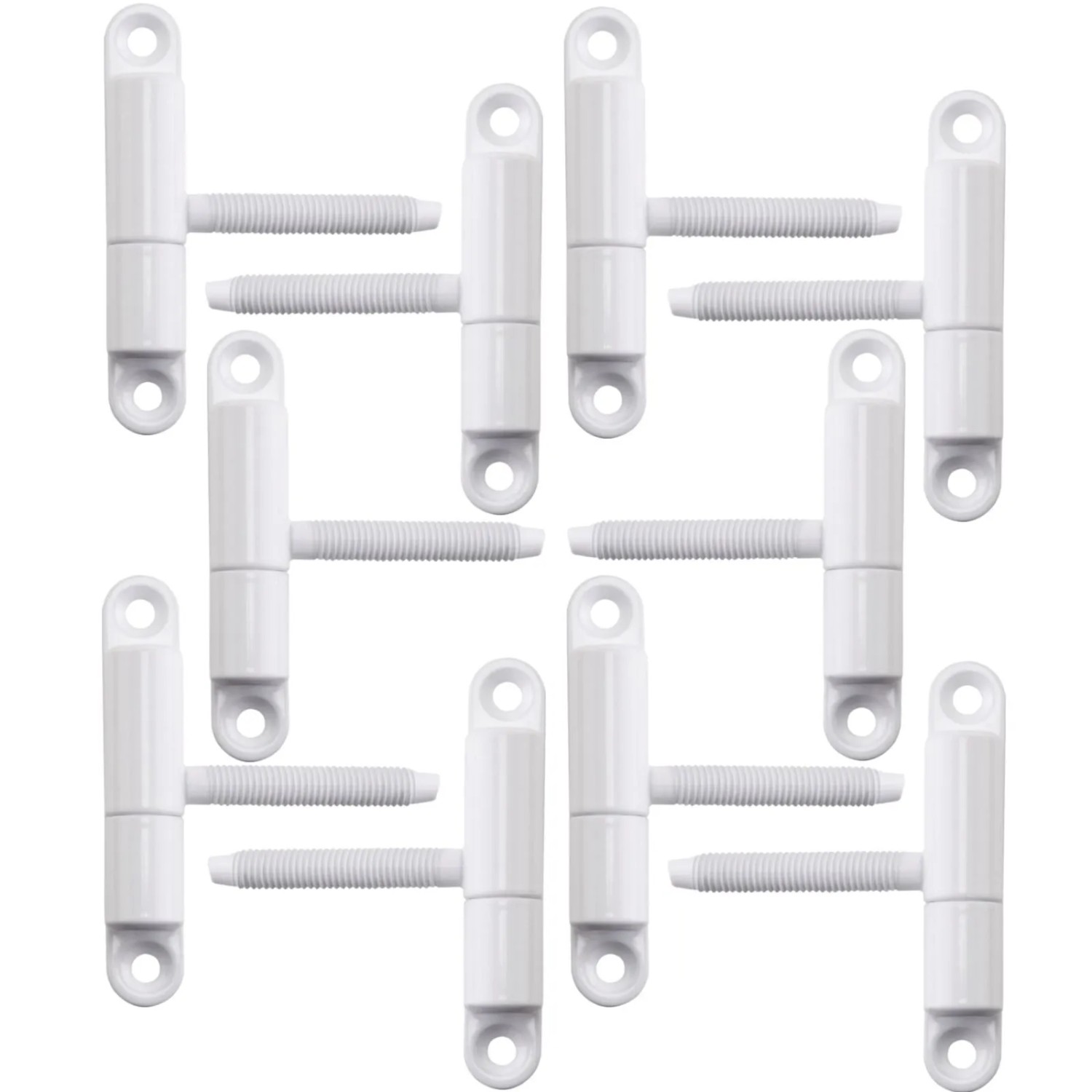 SOTECH 10 Stück Türband Einbohrband 15 x 83 mm mit Zapfen M8 x 50 mm Weiß