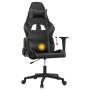vidaXL Gaming-Stuhl mit Massagefunktion Schwarz und Grau Kunstleder 345515_7