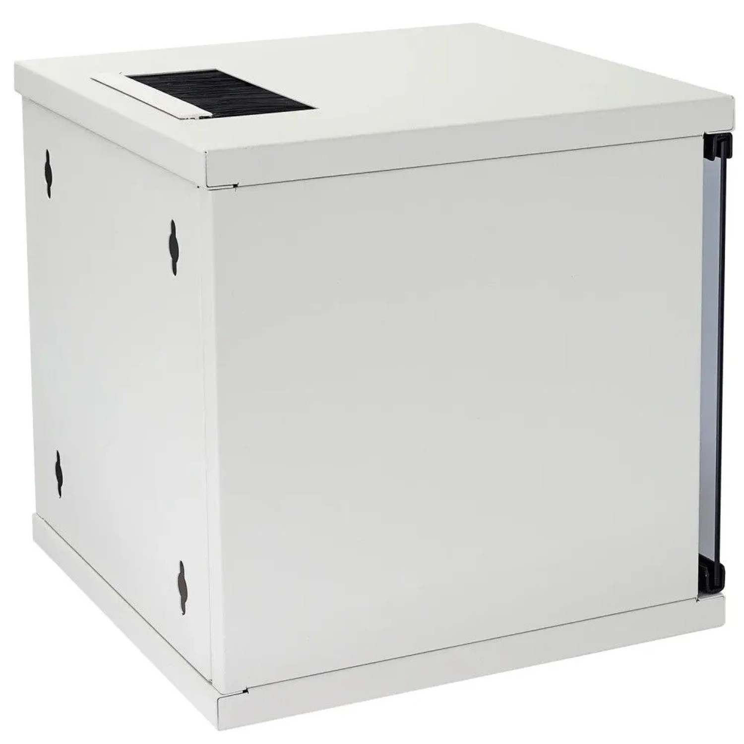 HMF 63406-07 Serverschrank Netzwerkschrank 6HE Wandgehäuse 10 Zoll Rack Lichtgrau