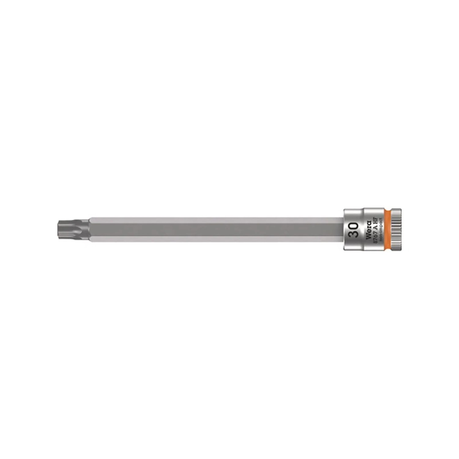 Wera Steckschlüsseleinsatz 8767 A HF TORX 1 4 Zoll T30 Länge 100 Mm 5003370001