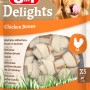 8in1 Delights Kauknochen XS, 14 Stück. Getrocknete Hunde-Natursnacks mit Hähnchenbrust.