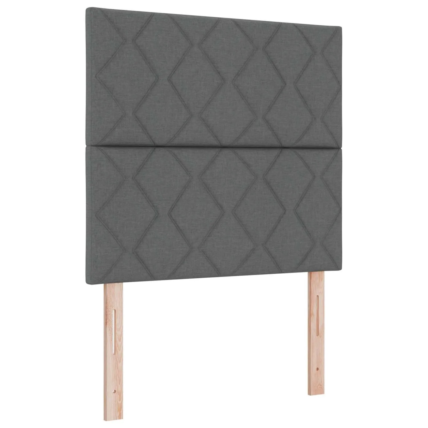 vidaXL Kopfteil Grau 100 cm Stoff 3338502