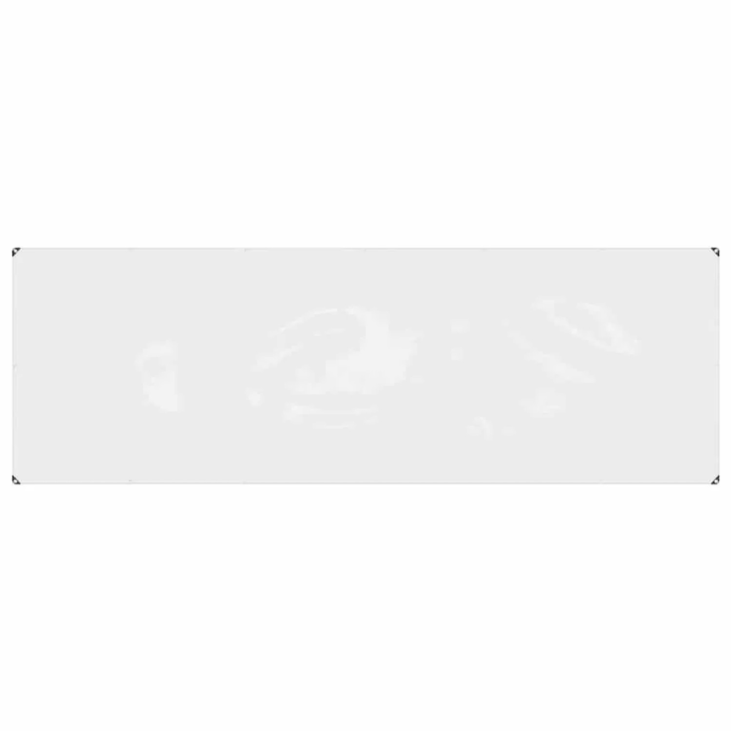 vidaXL Transparente Plane mit Ösen 1x3 m PVC 4018584