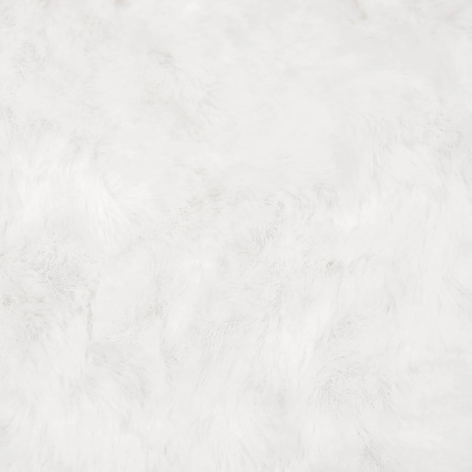 vidaXL Kunstfell Hasen Teppich Olite Weiß Ø 200 cm Polyester 42021627_9