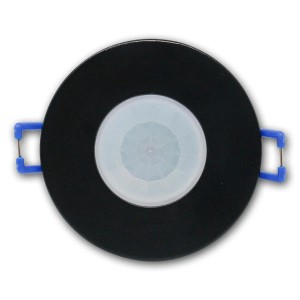 Kanlux Decken-Einbau-Bewegungsmelder, 360 Grad, IP65, schwarz. Bewegungsmelder für Lampen & Leuchten.