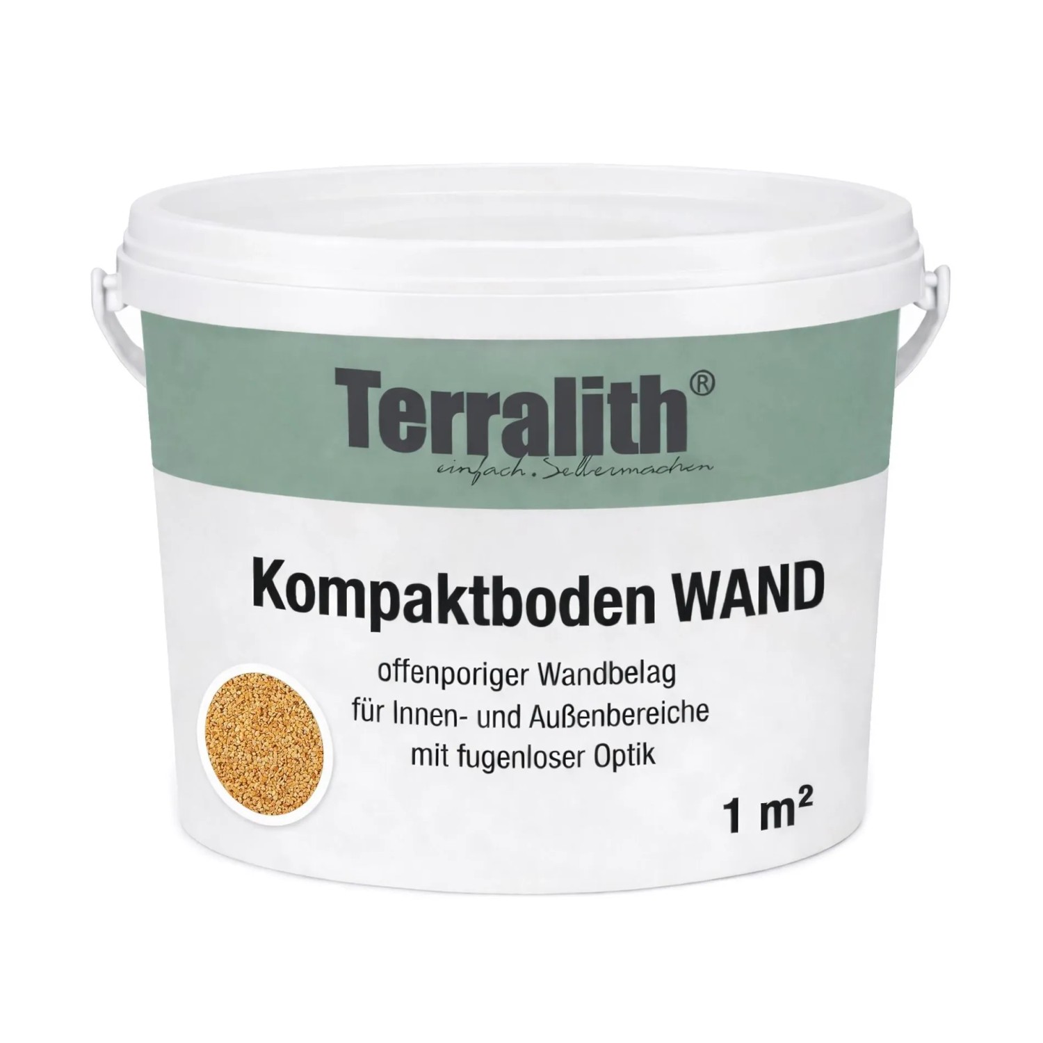 Terralith Kompaktboden Wand Giallo für 1 m²
