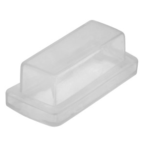 Transparente Silikon Abdeckung für schmale Wippschalter, 10er Set.