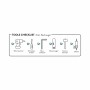 Checkliste Werkzeuge (exklusive Werkzeuge) für die Montage der Walk-In Dusche.