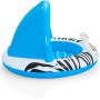 Bestway Planschbecken Safari Sun mit blauem Sonnenschutzdach und Zebra-Muster.