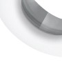 Detailaufnahme: Weißer, runder SSC-LUXon LED Einbaustrahler für Bad & Außen.