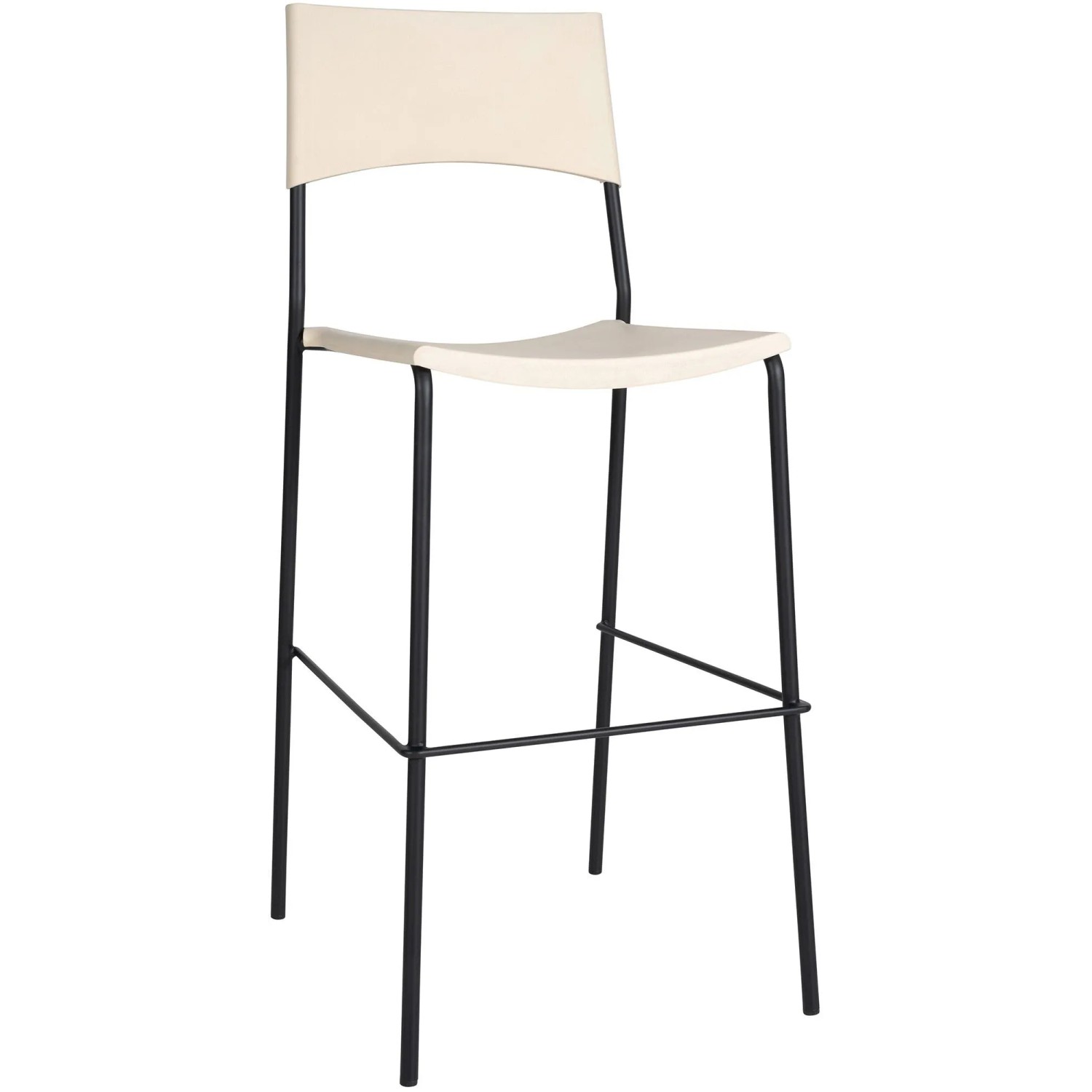 CLP Barhocker Genua Schwarz Creme