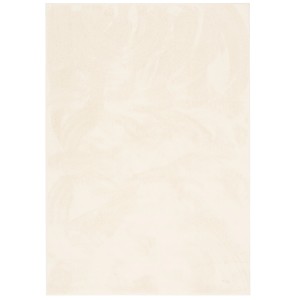 Cremefarbener Hochflor Teppich Melia, 160x230cm, super soft und luxuriös.