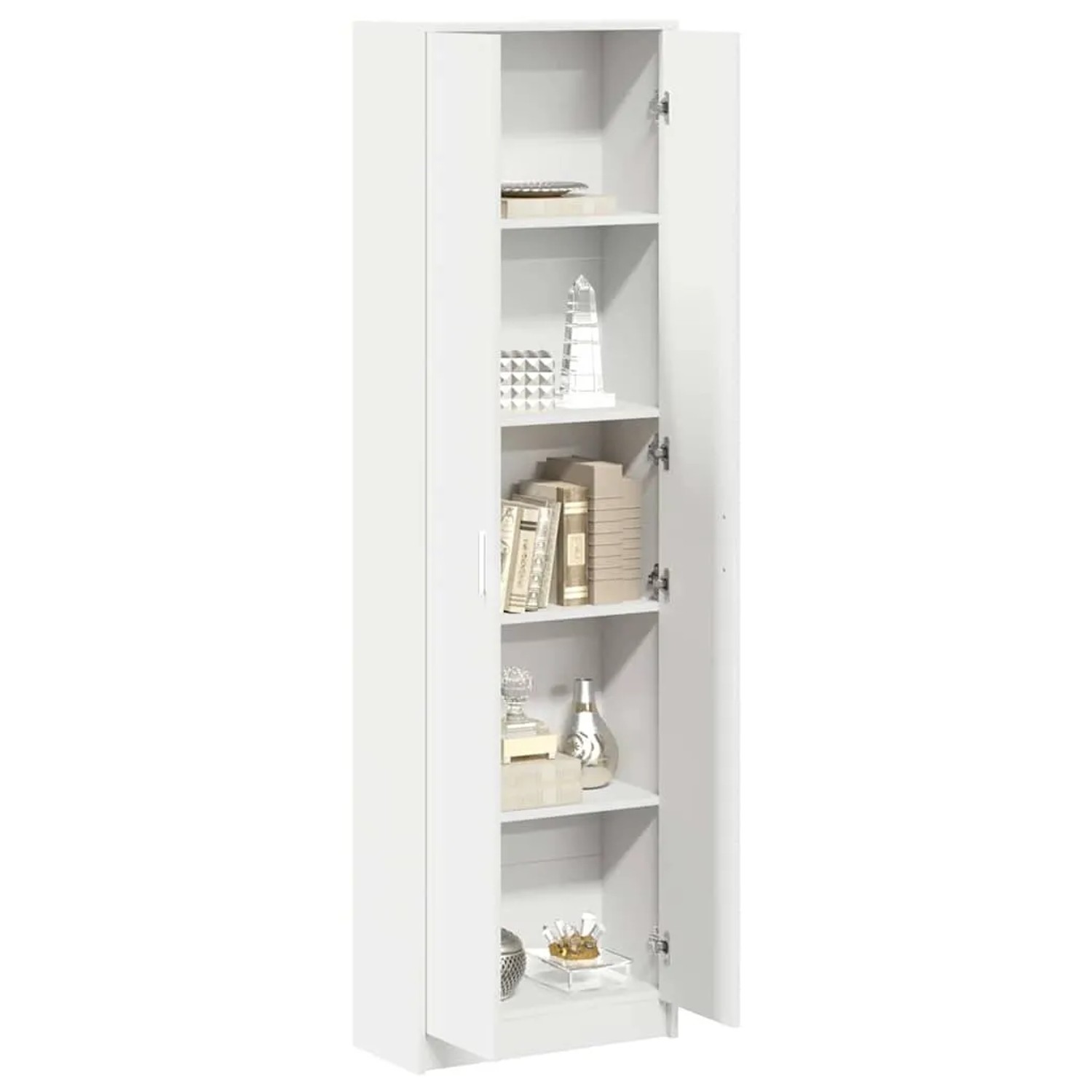 vidaXL Kleiderschrank mit Regal Weiß 55 x 25 x 189 cm Holzwerkstoff 3334008_3