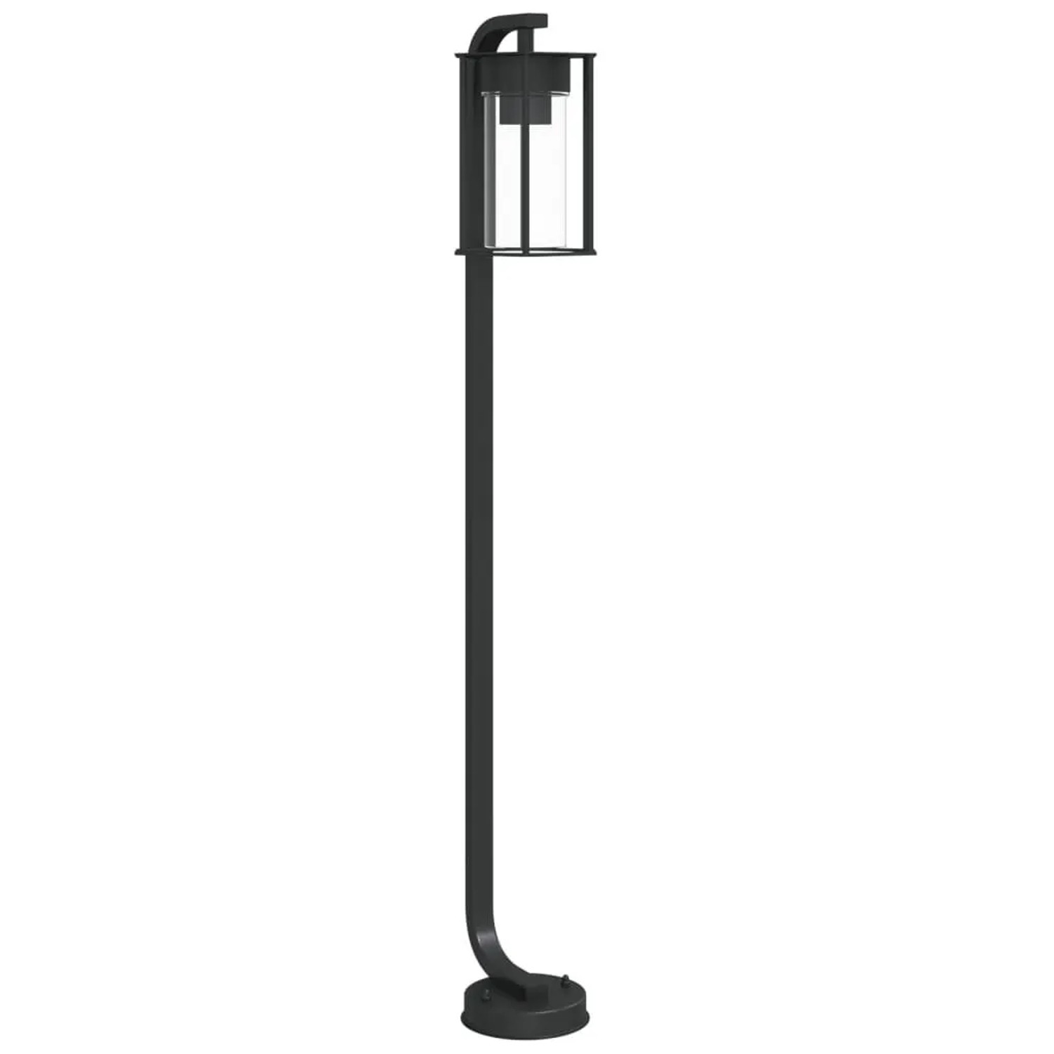 vidaXL Wegeleuchte Schwarz 100 cm Edelstahl 4006347