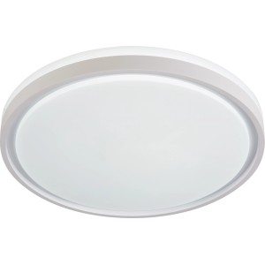 Weiße, runde LED Deckenleuchte Angera, Ø 44,5 cm, für Innenräume.