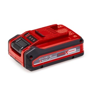 Einhell Power-X-Change Akku 18 V 3 Ah PXC Plus für Elektrowerkzeuge, rot und schwarz.
