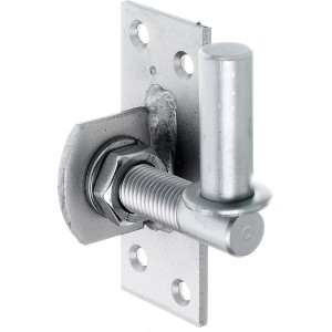 Aufschraubkloben aus Edelstahl, 105x45 mm, Bolzen Ø 16 mm, für Türen und Tore.