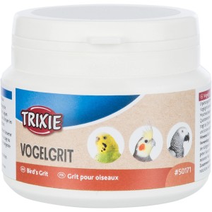 Trixie Vogelgrit 150g im weißen Behälter, Ergänzungsfutter für Vögel.